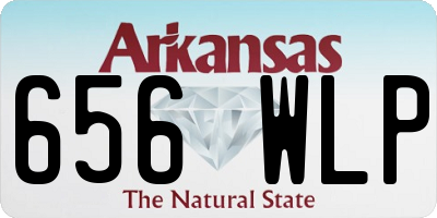 AR license plate 656WLP