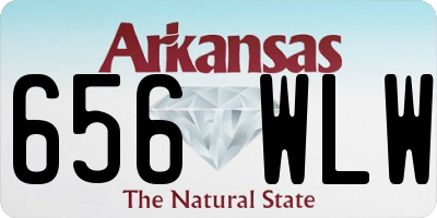AR license plate 656WLW