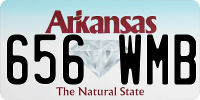 AR license plate 656WMB