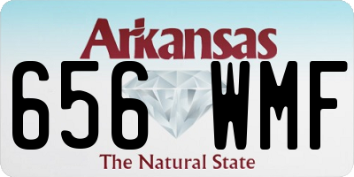 AR license plate 656WMF