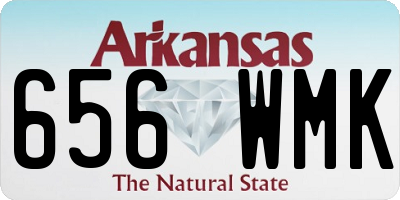 AR license plate 656WMK