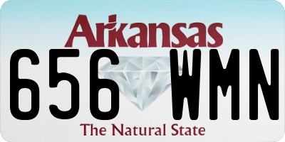 AR license plate 656WMN