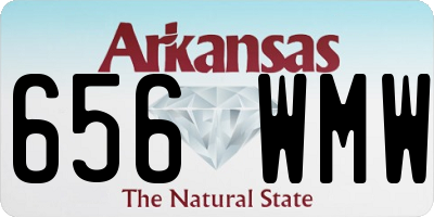 AR license plate 656WMW