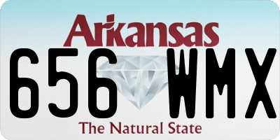 AR license plate 656WMX