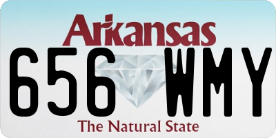 AR license plate 656WMY