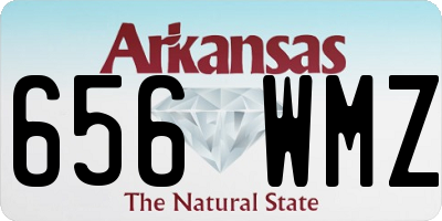 AR license plate 656WMZ