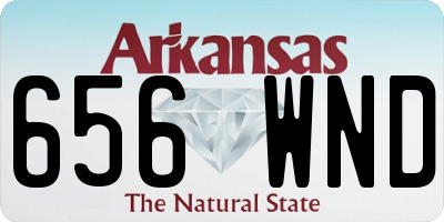 AR license plate 656WND