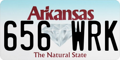 AR license plate 656WRK