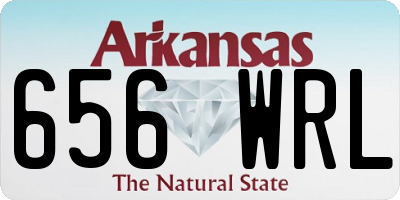 AR license plate 656WRL