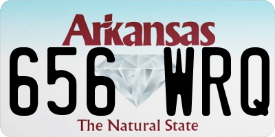 AR license plate 656WRQ