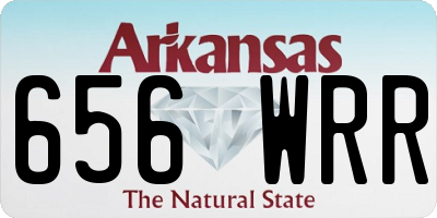 AR license plate 656WRR