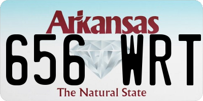 AR license plate 656WRT