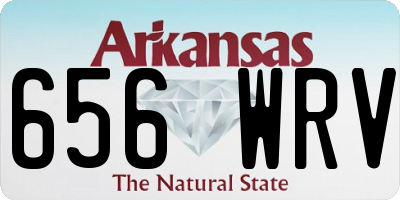 AR license plate 656WRV