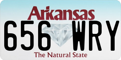 AR license plate 656WRY