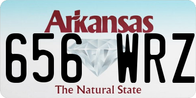 AR license plate 656WRZ