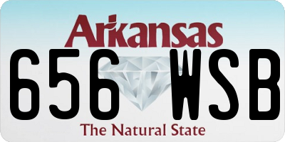 AR license plate 656WSB