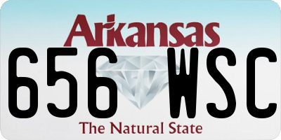 AR license plate 656WSC