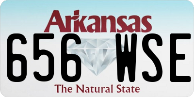 AR license plate 656WSE