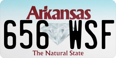 AR license plate 656WSF