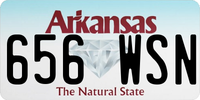 AR license plate 656WSN