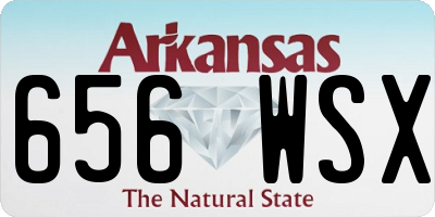 AR license plate 656WSX