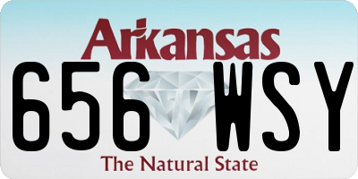 AR license plate 656WSY