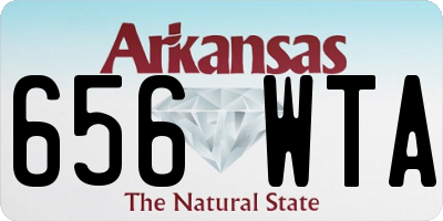 AR license plate 656WTA