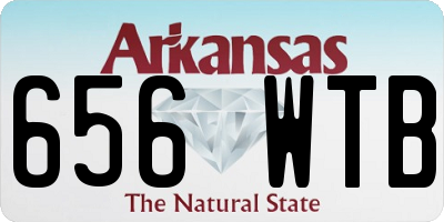 AR license plate 656WTB