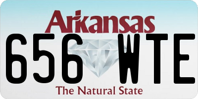 AR license plate 656WTE