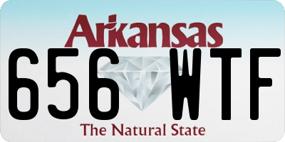 AR license plate 656WTF