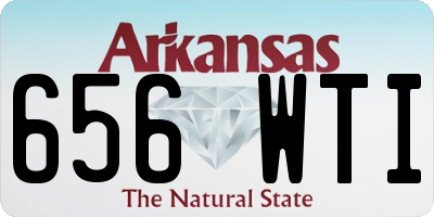 AR license plate 656WTI