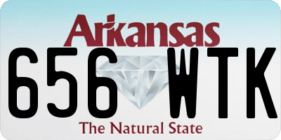 AR license plate 656WTK