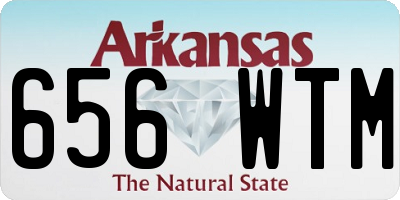 AR license plate 656WTM