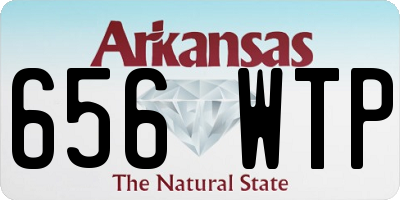 AR license plate 656WTP