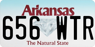 AR license plate 656WTR