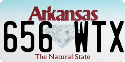 AR license plate 656WTX