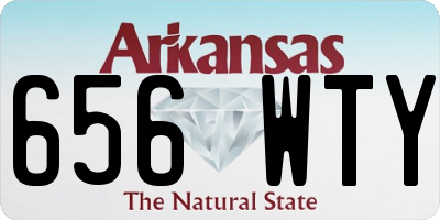 AR license plate 656WTY