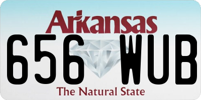 AR license plate 656WUB