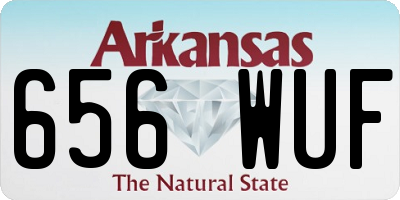 AR license plate 656WUF