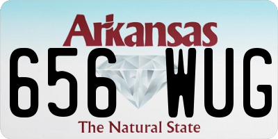 AR license plate 656WUG