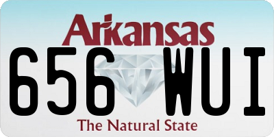 AR license plate 656WUI