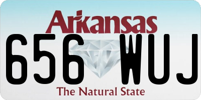 AR license plate 656WUJ