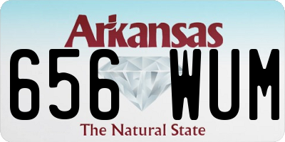 AR license plate 656WUM