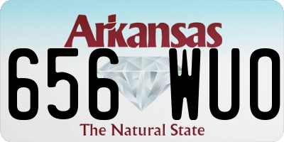 AR license plate 656WUO