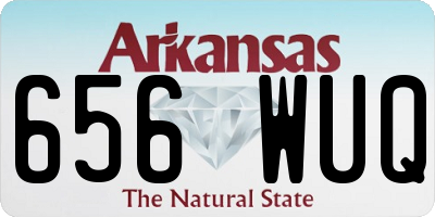 AR license plate 656WUQ