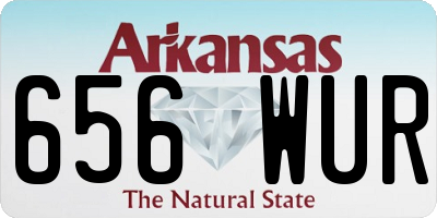 AR license plate 656WUR