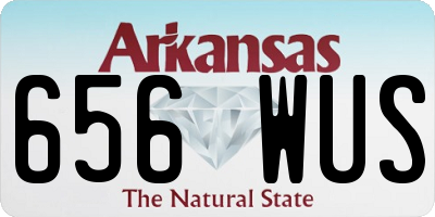 AR license plate 656WUS