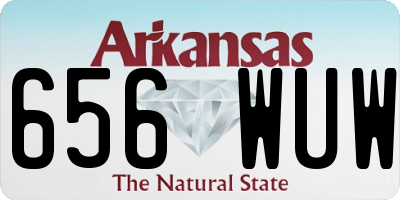 AR license plate 656WUW