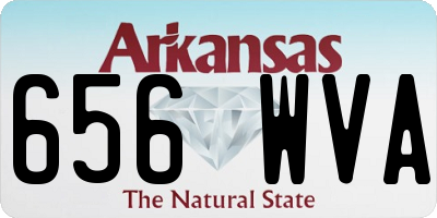 AR license plate 656WVA