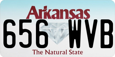 AR license plate 656WVB